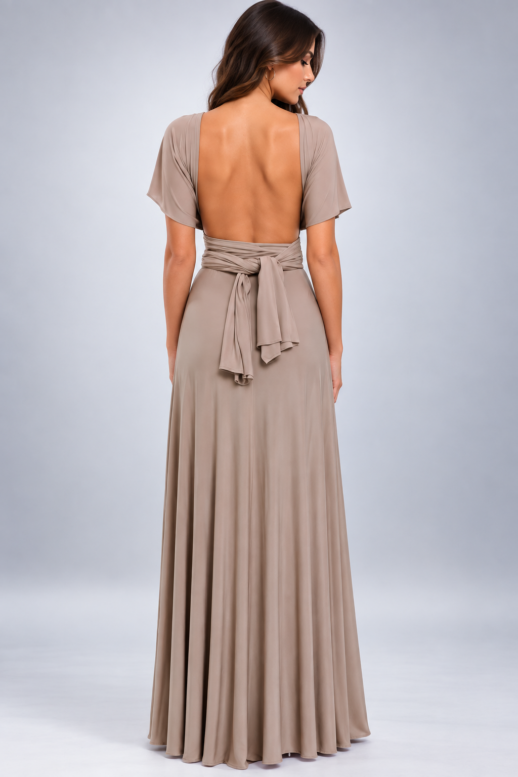 Miriam | Damen Wandelbares Rückenfreies Abend Maxikleid