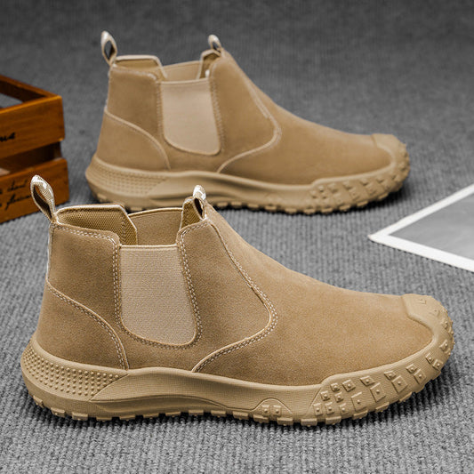 Fabrizio | Herren Outdoor Chelsea Stiefel mit grober Sohle