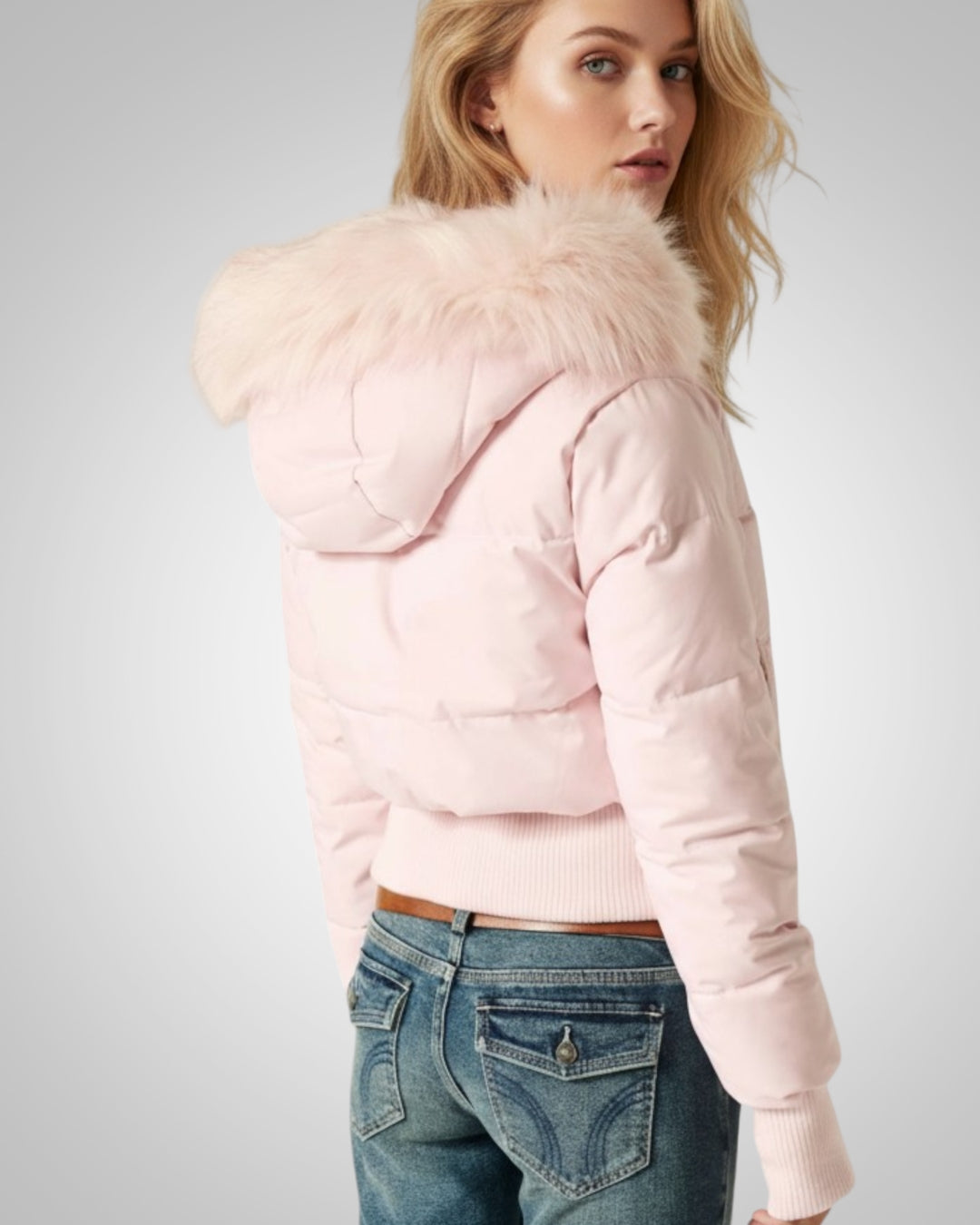 Irene | Damen Kurze Gesteppte Winter Parka Jacke