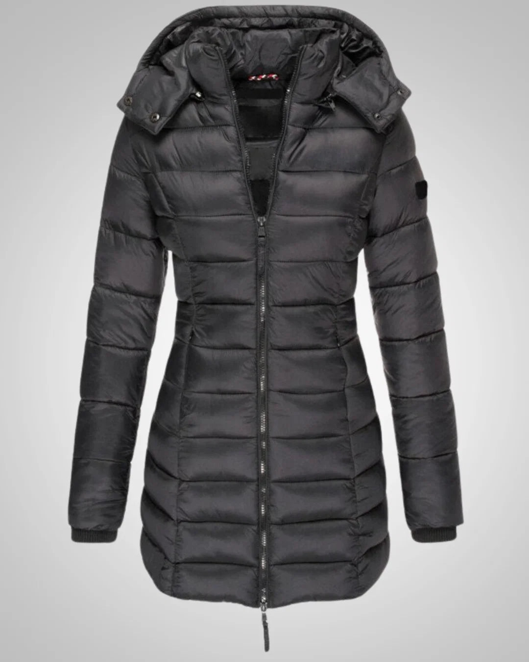 Serena | Damen Tailliertes Winter Daunenparka mit Kapuze