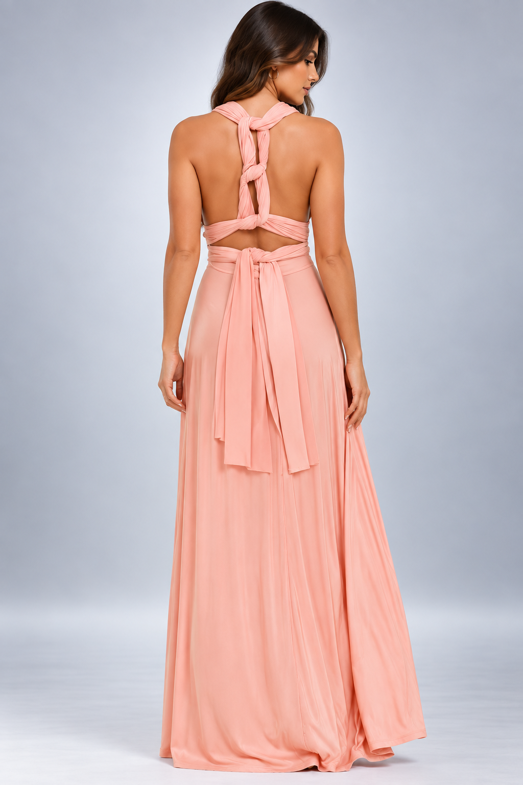 Miriam | Damen Wandelbares Rückenfreies Abend Maxikleid