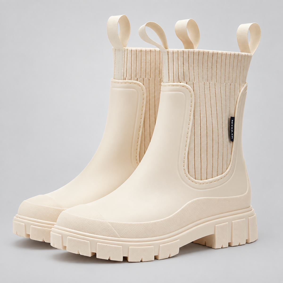 Charlotte | Damen Wasserdichte Regenstiefel mit grober Sohle
