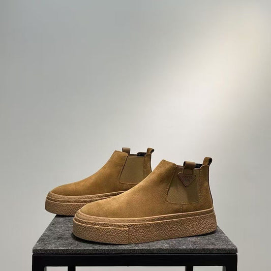 Antonia | Damen Grosse Chelsea Stiefel mit Plateausohle