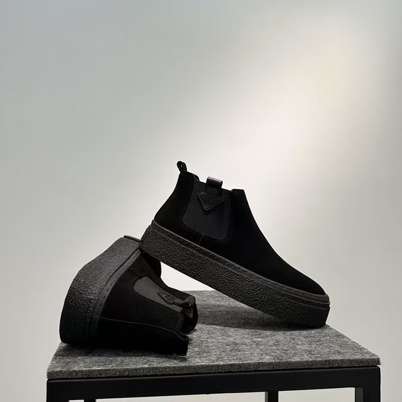 Antonia | Damen Grosse Chelsea Stiefel mit Plateausohle