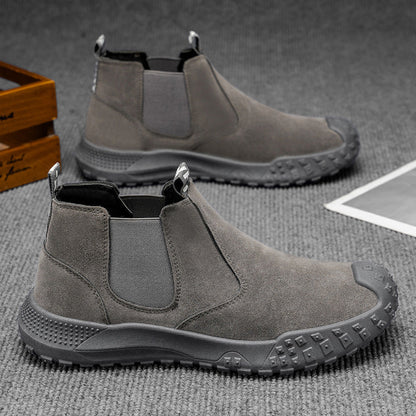 Fabrizio | Herren Outdoor Chelsea Stiefel mit grober Sohle