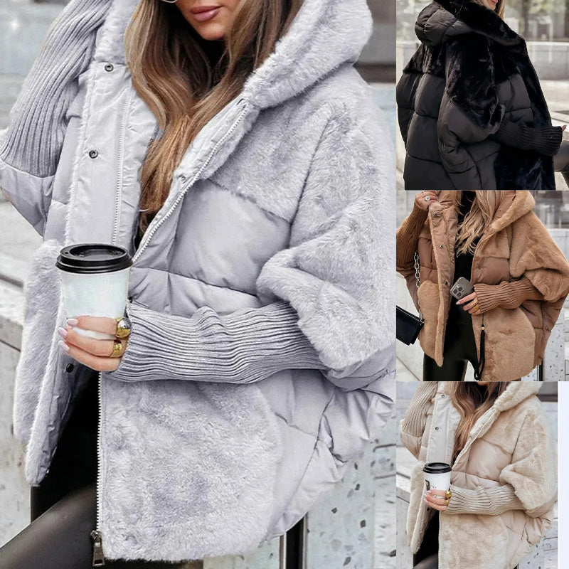 Juliana | Damen Winterjacke mit Kapuze Steppjacke