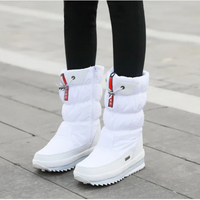 Leni | Damen Wasserdichte Puffer Schneestiefel mit Reissverschluss