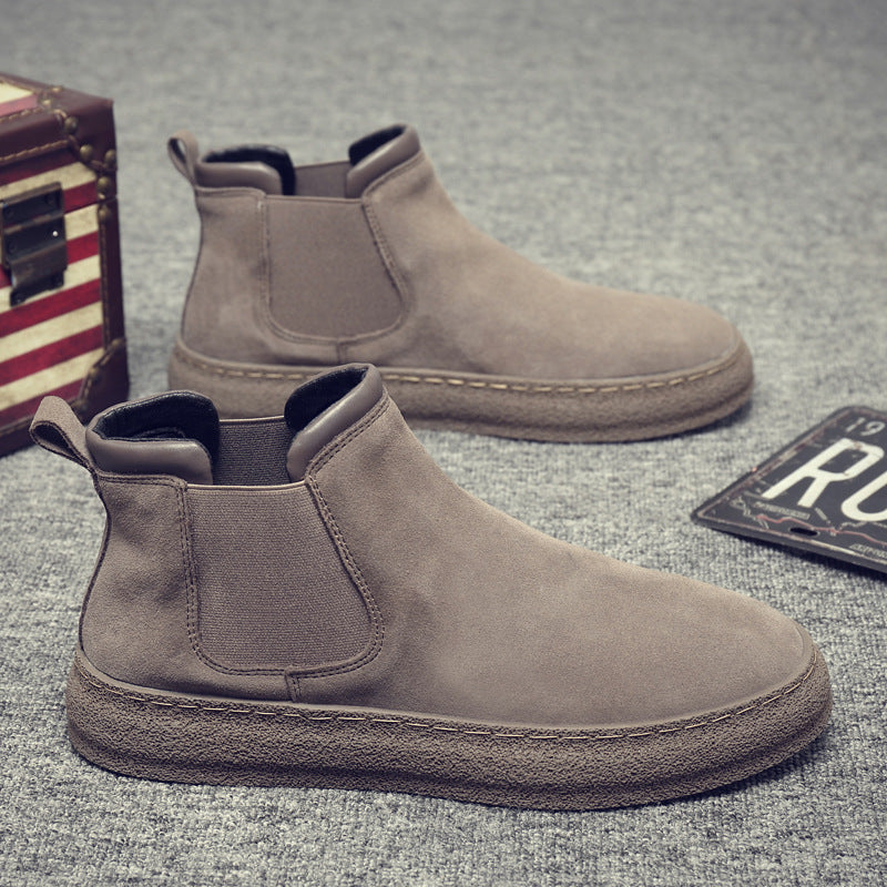 Lukas | Herren Klassische Wildleder Chelsea Stiefel