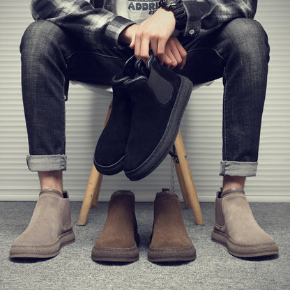 Lukas | Herren Klassische Wildleder Chelsea Stiefel