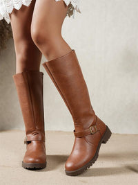 Melina | Damen Klassische Kniehohe Stiefel