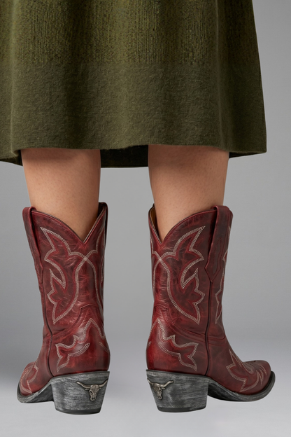 Ramona | Damen Bestickte Stiefel im Western-Stil