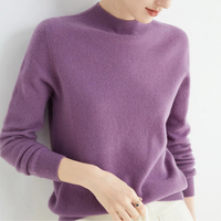 Tamara | Damen Weicher Winterpullover mit Stehkragen