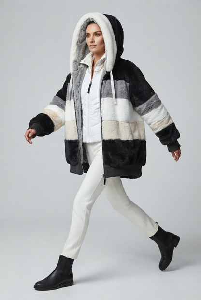 Aurora | Damen Komfortable Lange Winterjacke