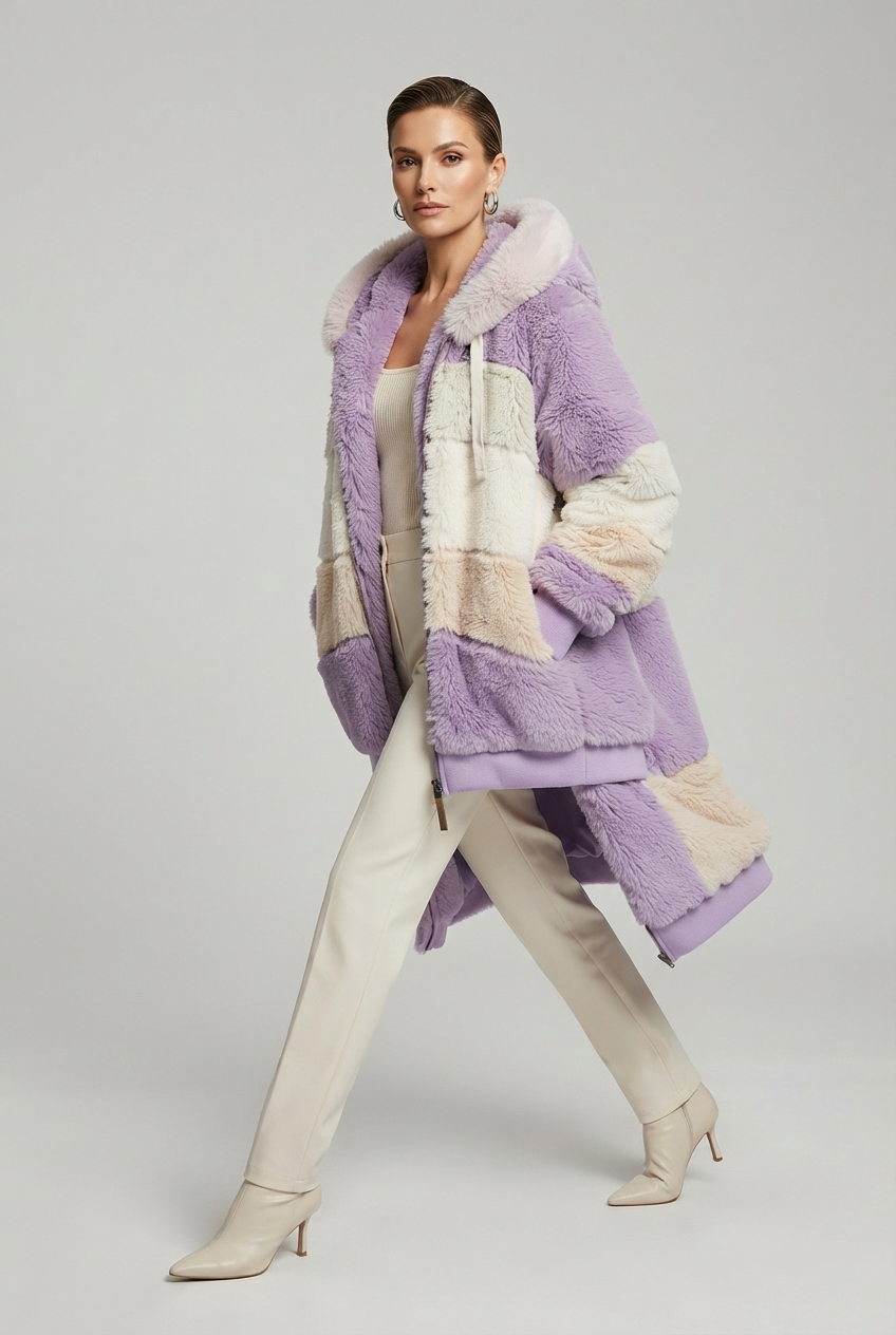 Aurora | Damen Komfortable Lange Winterjacke