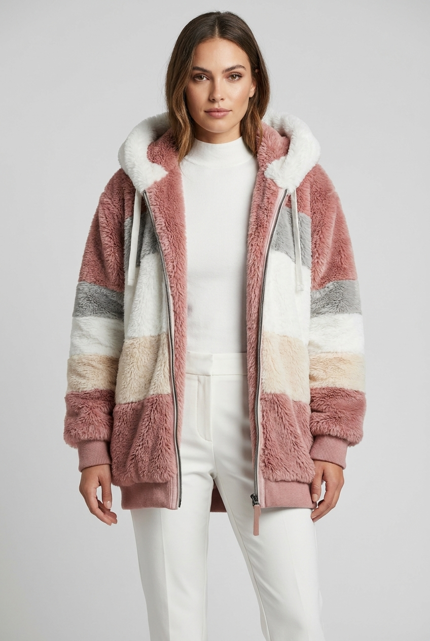 Aurora | Damen Komfortable Lange Winterjacke