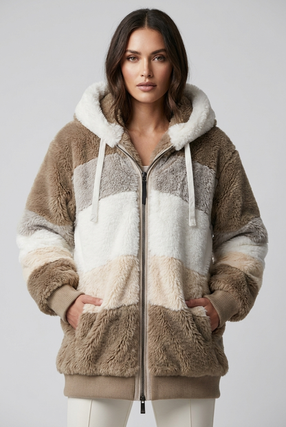 Aurora | Damen Komfortable Lange Winterjacke