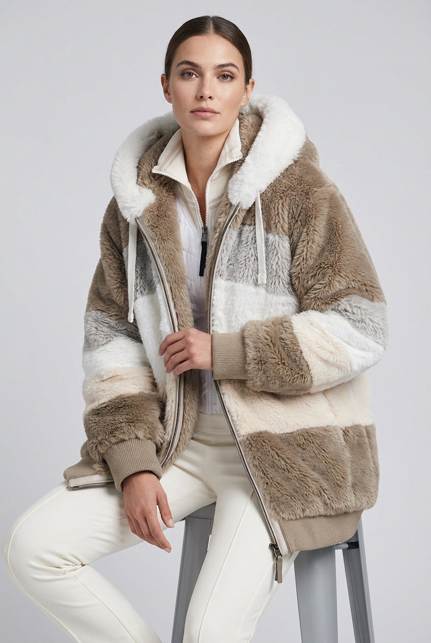 Aurora | Damen Komfortable Lange Winterjacke