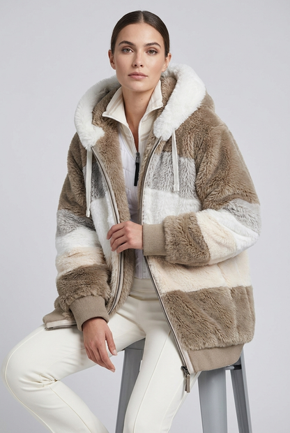 Aurora | Damen Komfortable Lange Winterjacke