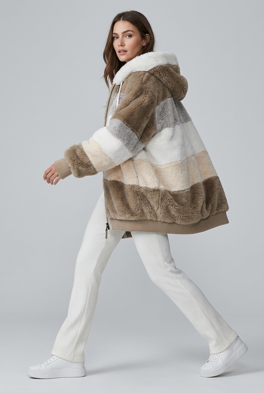Aurora | Damen Komfortable Lange Winterjacke
