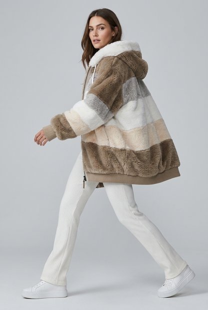 Aurora | Damen Komfortable Lange Winterjacke