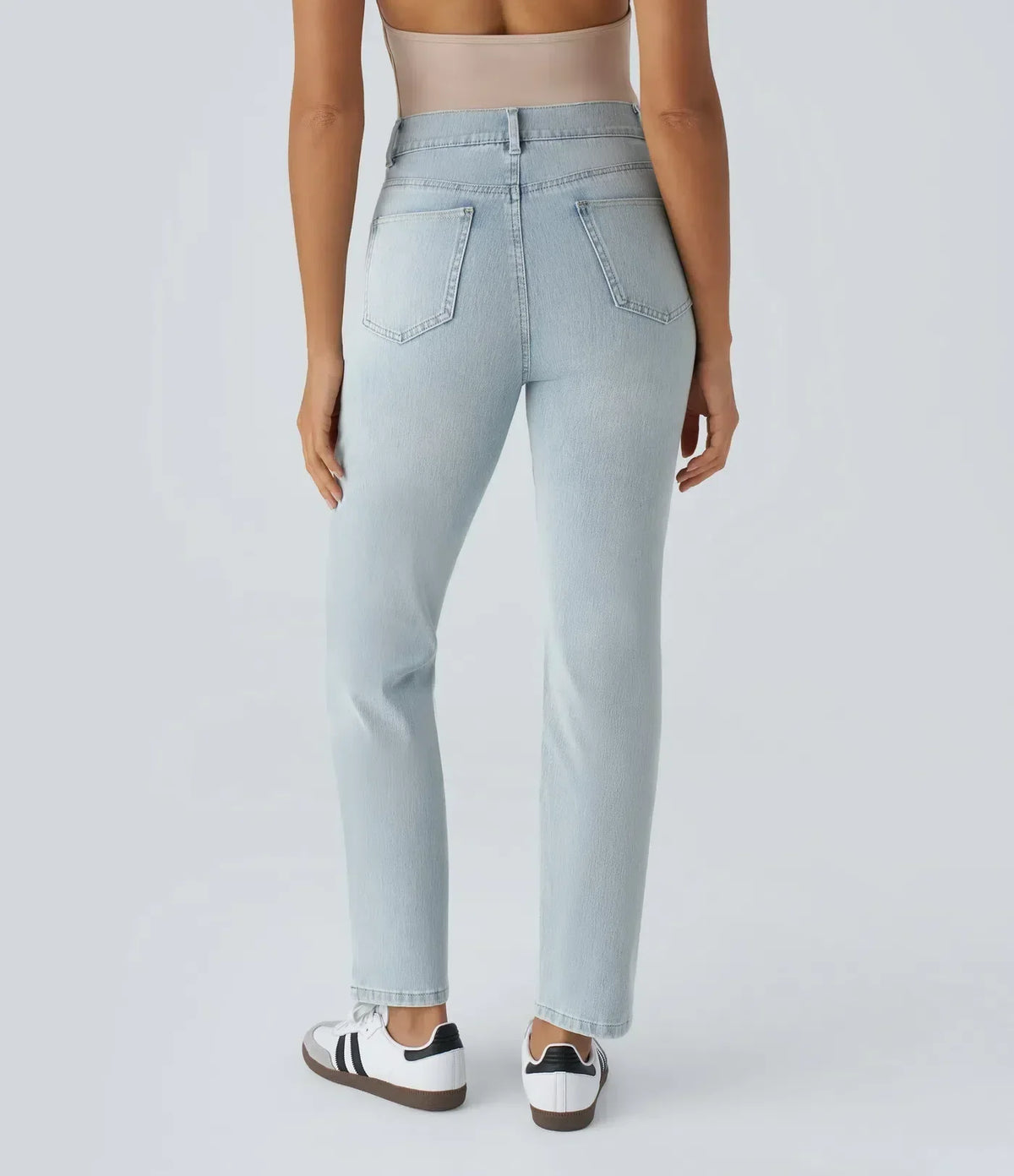 Yara | Damen Bequeme Stretch Jeans gerade geschnitten